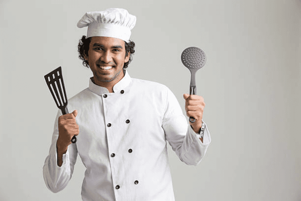 Chef standing in a kitchen